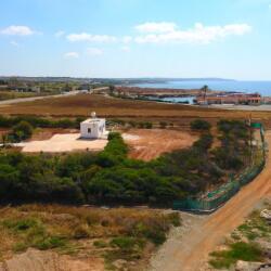 5000m2 Beachfront Land For Sale Ormidhia Dhekelia With A Small Bungalow